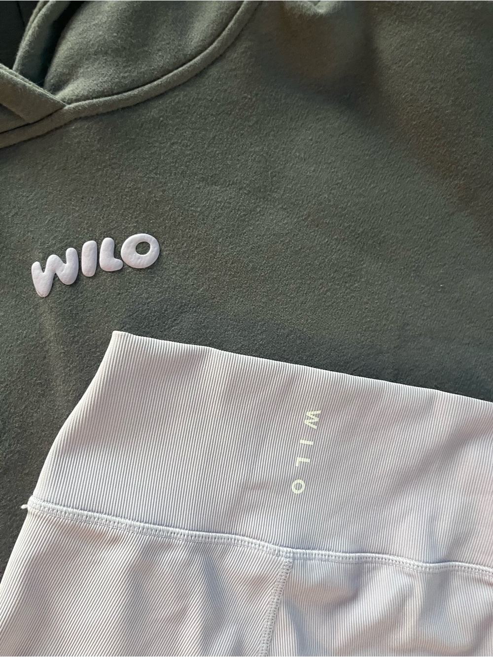 WILO Lavender and Gray Activewear Set - Picture 3 of 9